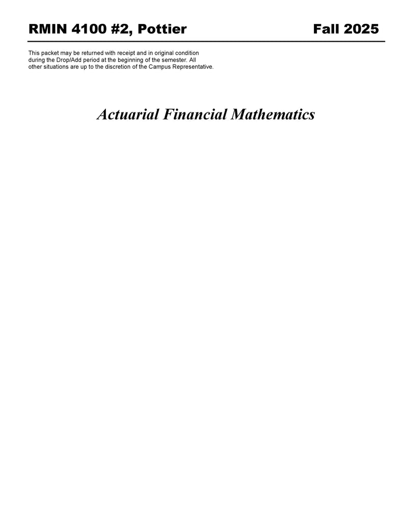 RMIN 4100 #2, Pottier (Hard Copy)