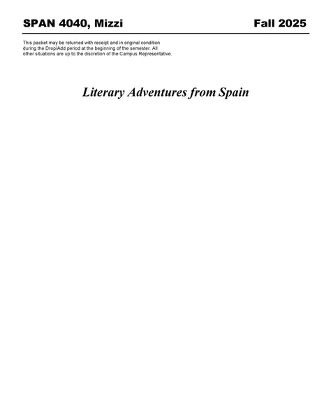 SPAN 4040, Mizzi (Hard Copy)