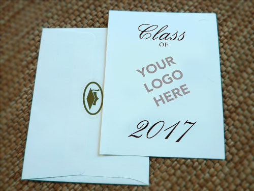 High School Graduation Invitation - Custom Crest