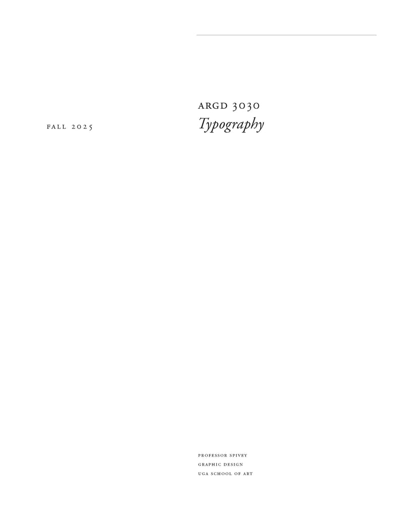 ARGD 3030, Spivey (Hard Copy)