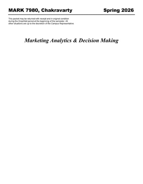 MARK 7980, Chakravarty