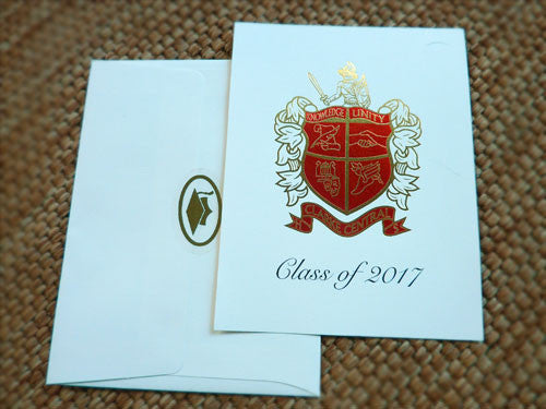 High School Graduation Invitation - Clarke Central - Foil Embossed