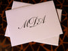 Thank You/Note Card - Monogram